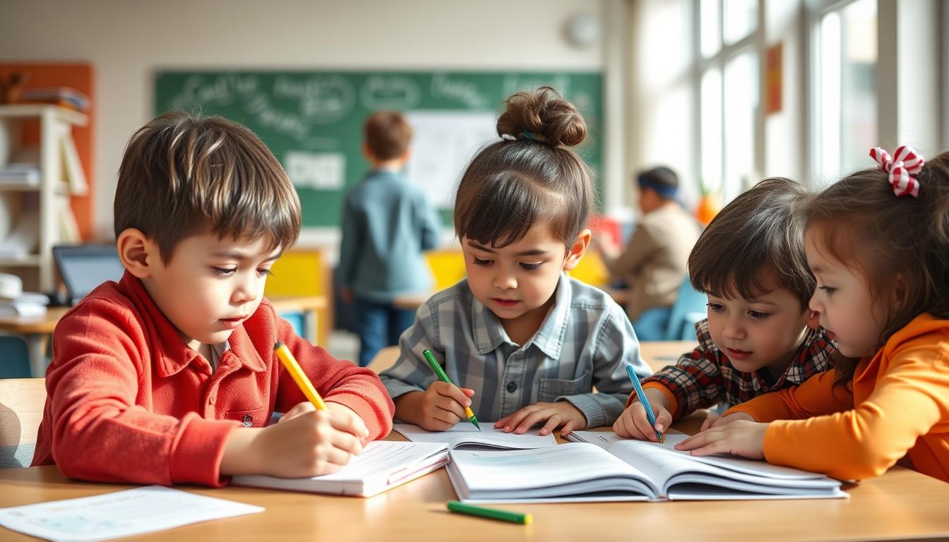 Student preparing for exams with study materials