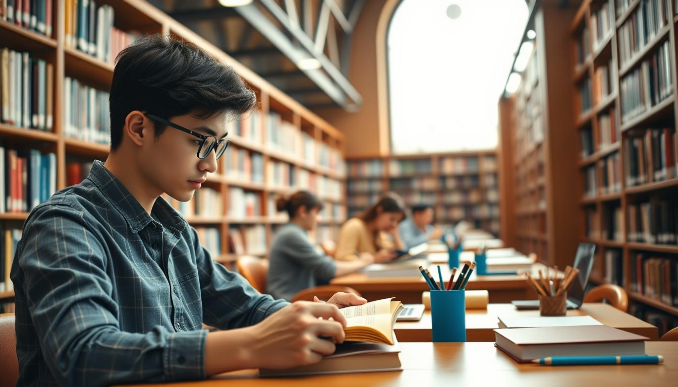 Students working in research laboratory